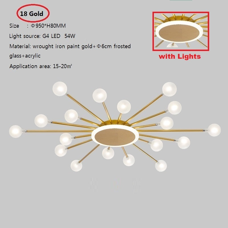 LED Ceiling Lights Chandelier G4 Easy Replacing Light