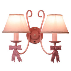 Bowknot Wall Lamp Princess Room Pink Wall Lamp 