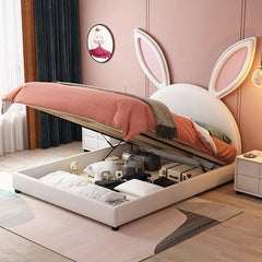 Rabbit Eared Children's Room Solid Wood Single Bed