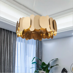 Semi flush Mount LED Panel Chandeliers