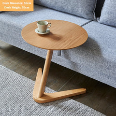 Round Small Coffee Table Sofaside Minimalist Small Desk