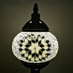 Handcrafted Mosaic Glass Bed Light