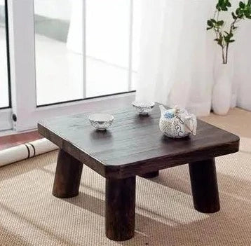 Solid Wood Tatami Coffee Table Side Table 40*40*22cm 