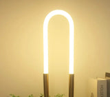 LED White U-shaped Silicone Tube Table Light