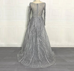 Mermaid Lace Boat Neck Crystal Handmade Asymmetrical Cape Gown