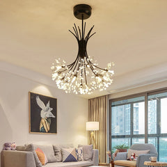 Crystal Bouquet Flower Hanging Ceiling Lamp