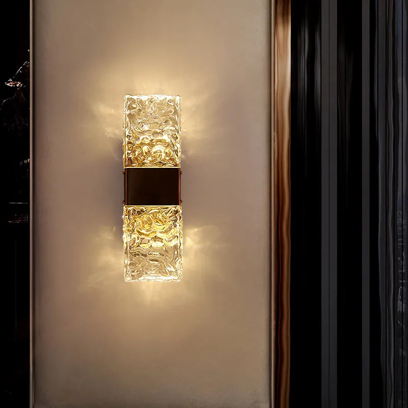 Crystal Copper Transparent Creative Wall Light LED Sconce