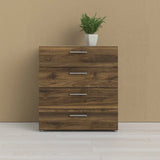 Solid Wood Gloss Finish Easy Assembly Cabinet Storage