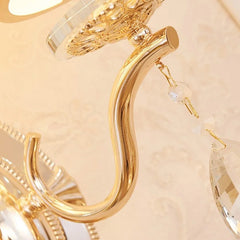 Single Double Head Zinc Alloy Crystal Wall Lamp