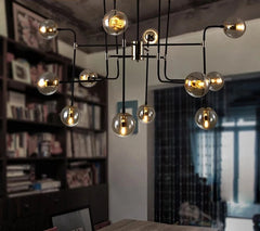 E27 Iron Glass Magic Bean LED Lamp Pendant light