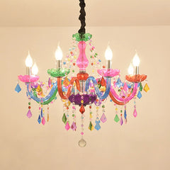 Modern Chandeliers LED Crystal Lighting Bohemia Colorful Chandelier lustres de cristal Decorative Lamps Pendant lamp Golden Atelier 2