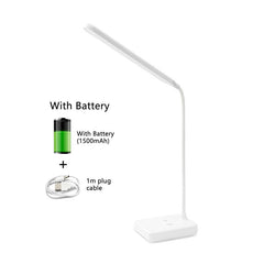 LED Touch Switch Dimmable USB Powered Reading Light