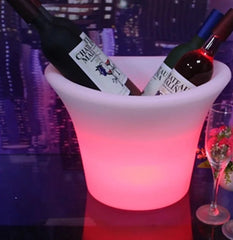 RGB Rechargeable LED Wine Bucket Flower Basket Light Furniture