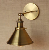 Wrount Iron Brass Vintage Lamp Light Wall Sconce