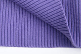 Women Basic Slit Neckline Strapless Sweater
