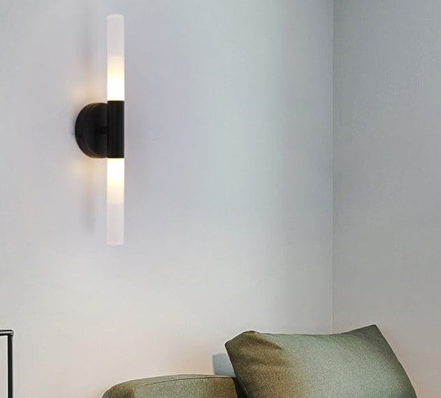 Modern Metal Tube Pipe Up Down LED Wall Lamp