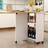 Folding Dining Table Multifunctional Movable Storage Extendable Table