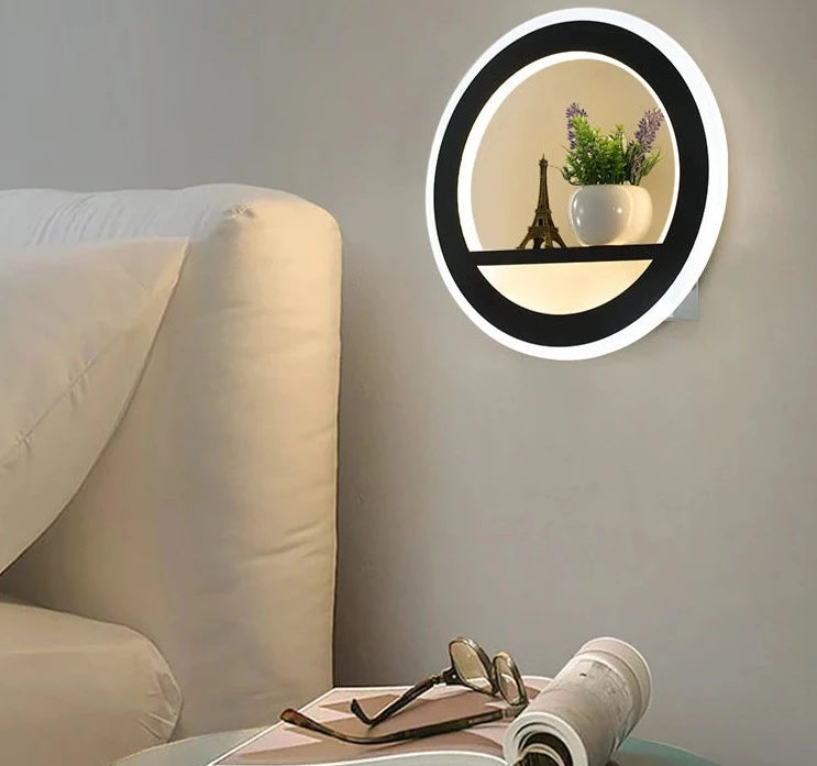 Roune Dimmable Bedside Lamp LED Wall Light Fixture