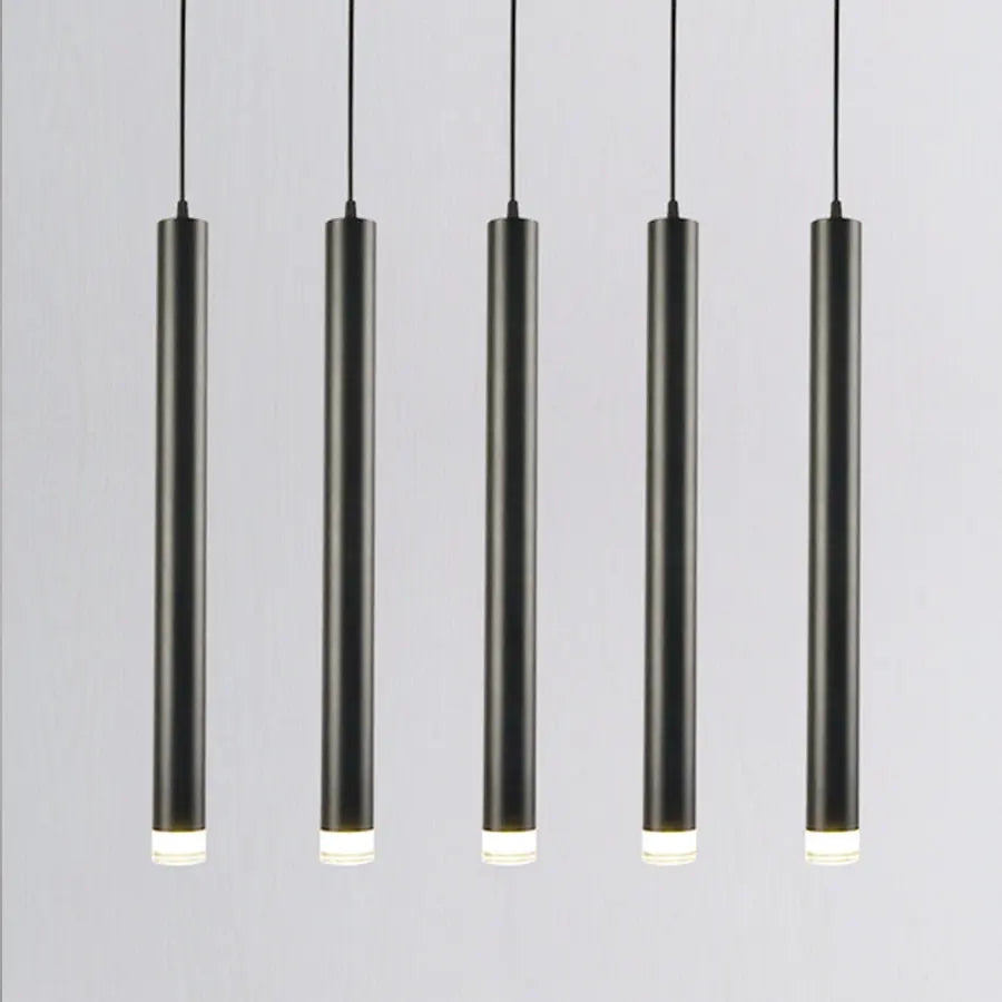 Hanging Ceiling Lights Cylinder Pipe LED Light - Golden Atelier