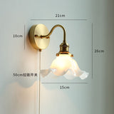 Modern Glass LED Bathroom Mirror Light Pull Chain Switch