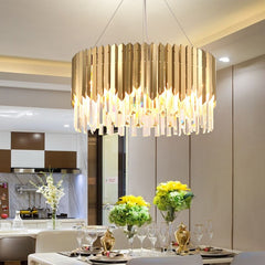 Modern Oval/Round Crystal Ceiling Chandelier Led Lights