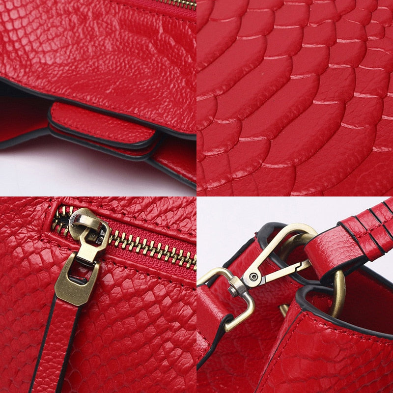  Women's PU Leather Phone Pocket Tassel Top-Handle Bag