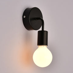 LED Antler Wall Lamp Iron Wooden Modern Lights E27