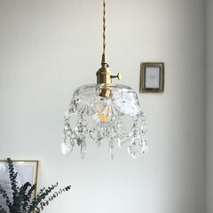 Crystal Pendant Hanging Lamp Modern Chandelier