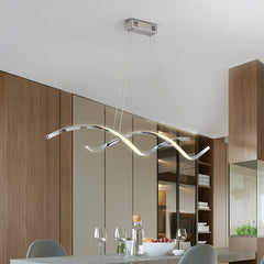 Modern led hanging pendant lamp fixture Chrome/Gold Plated finished