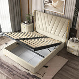 Storage content 1.5m 1.8m Large Leather Master Bed
