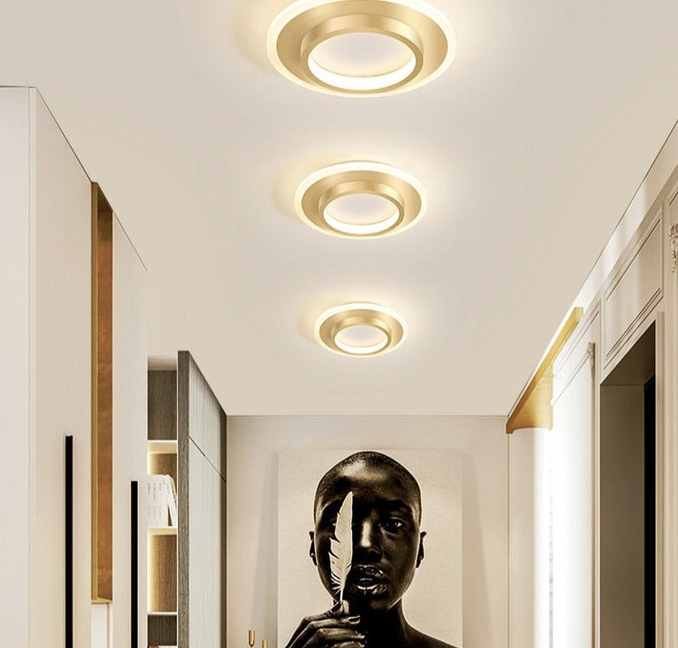 Modern LED Round Square Lighting For Aisle Corridor