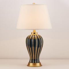 Modern Ceramic Golen Bedside Table Lamp