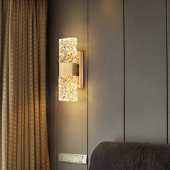 Crystal Copper Transparent Creative Wall Light LED Sconce