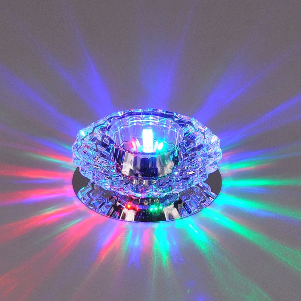 Crystal Aisle Flush LED Ceiling Lamp Corridor Lights 