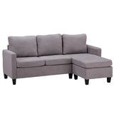 Living Room Sofa Combination Furniture with Detachable Ottoman