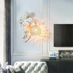 Creative Crystal Wall Lamp Gold Background Wall Light