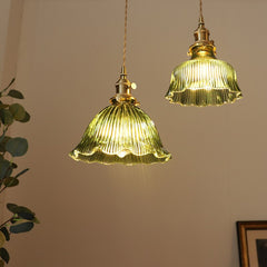 Glass Luminaire Brass Pendant Lamps For Ceiling