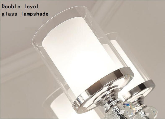 Crystal LED Chandelier Lighting Pendant Hanging Fixtures