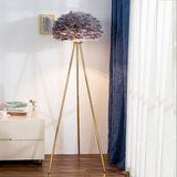 Feather Floor Lamp Creative Warm Romantic Bedroom Lamp