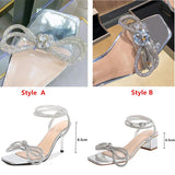 Crystal Rhinestones Bowknot High heels Shoes