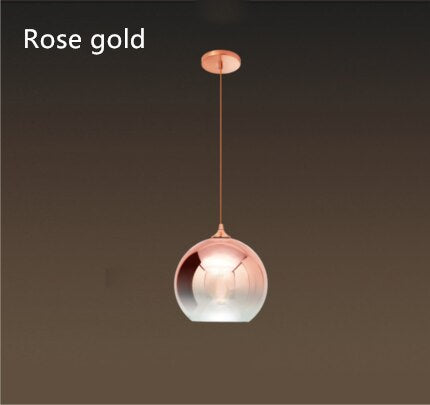 Pendant Glass Ball Hanging lamp Luminaire Suspension E27 Lighting Fixtures
