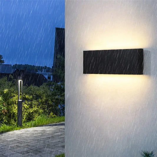 Waterproof Outdoor/Indoor Dual-Head LED Wall Lamp for Modern Home Décor - Golden Atelier