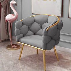 Leisure Single Sofa Light Creative Bedroom Chair - Golden Atelier