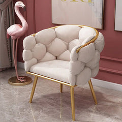 Leisure Single Sofa Light Creative Bedroom Chair - Golden Atelier