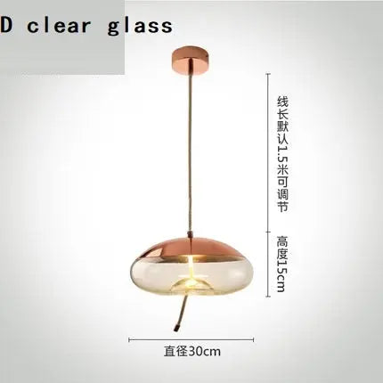 Modern BROKIS Knot Glass LED Pendant Lights - Golden Atelier