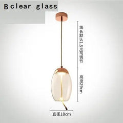 Modern BROKIS Knot Glass LED Pendant Lights - Golden Atelier