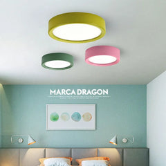 Modern Colorful LED Ceiling Lamp Surface Mounted Ultra Thin - Golden Atelier