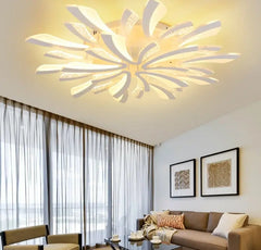 Modern LED Ceiling Chandelier Lights for Living Room Bedroom Dining Study Room - Golden Atelier