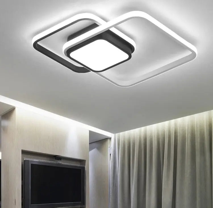 Modern LED Ceiling Light for Living , Dining, and Bed Room - Golden Atelier