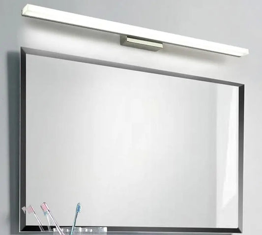 Modern LED Mirror Light Stainless Steel Wall Lamp for Bathroom